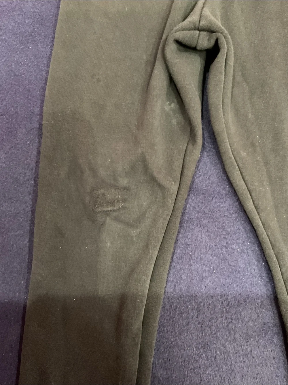 Carter's Girls Black Fleece Leggings Size 7
